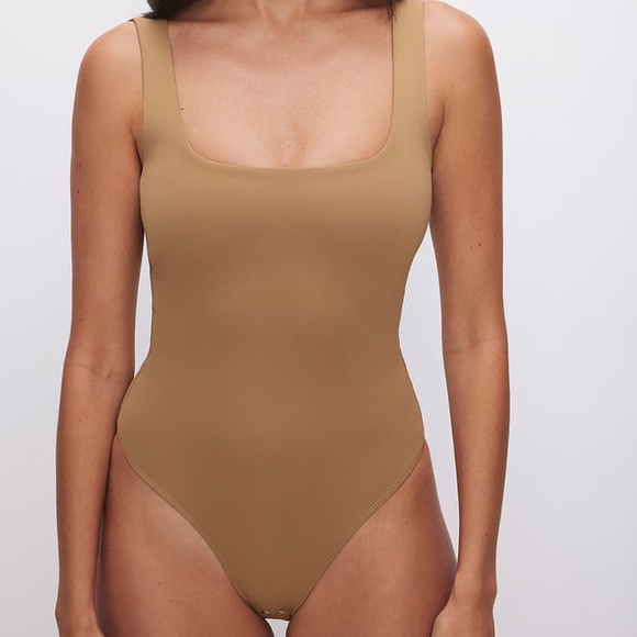 NWT GOOD AMERICAN Scuba Modern Tank Bodysuit - Picture 1 of 3